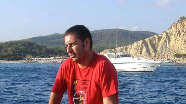 Andrea Merloni in barca, una delle sue tante passioni