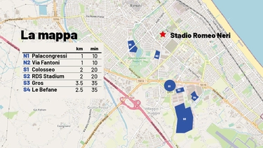 Come arrivare al concerto di Vasco Rossi a Rimini: parcheggi e bus