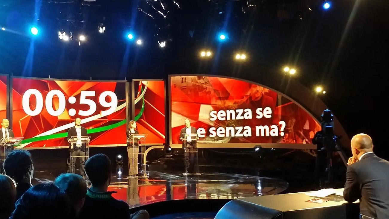 Il confronto tv su Sky fra i candidati alla presidenza della Regione Emilia-Romagna