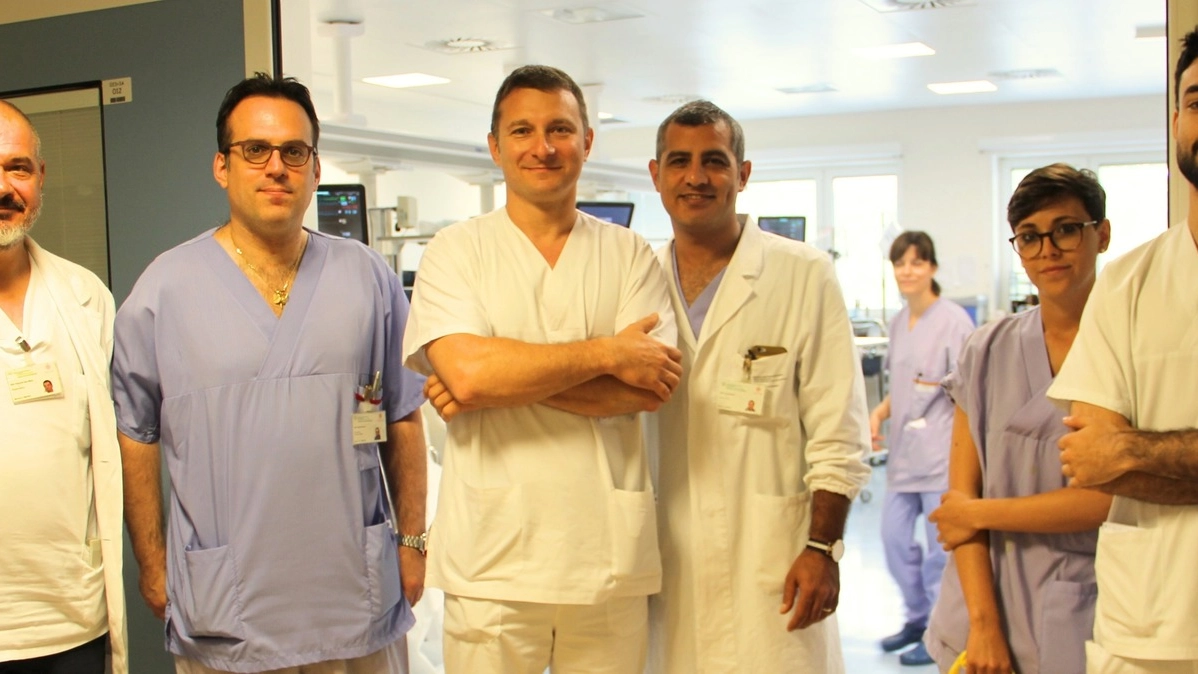 L'équipe della chirurgia toracica del Sant'Orsola