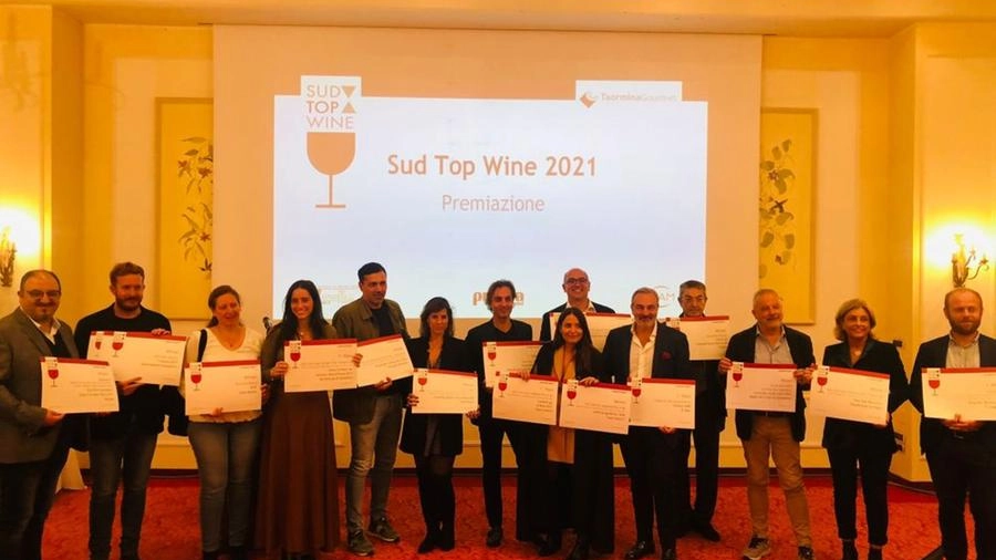 La premiazione di Sud Top Wine 2021