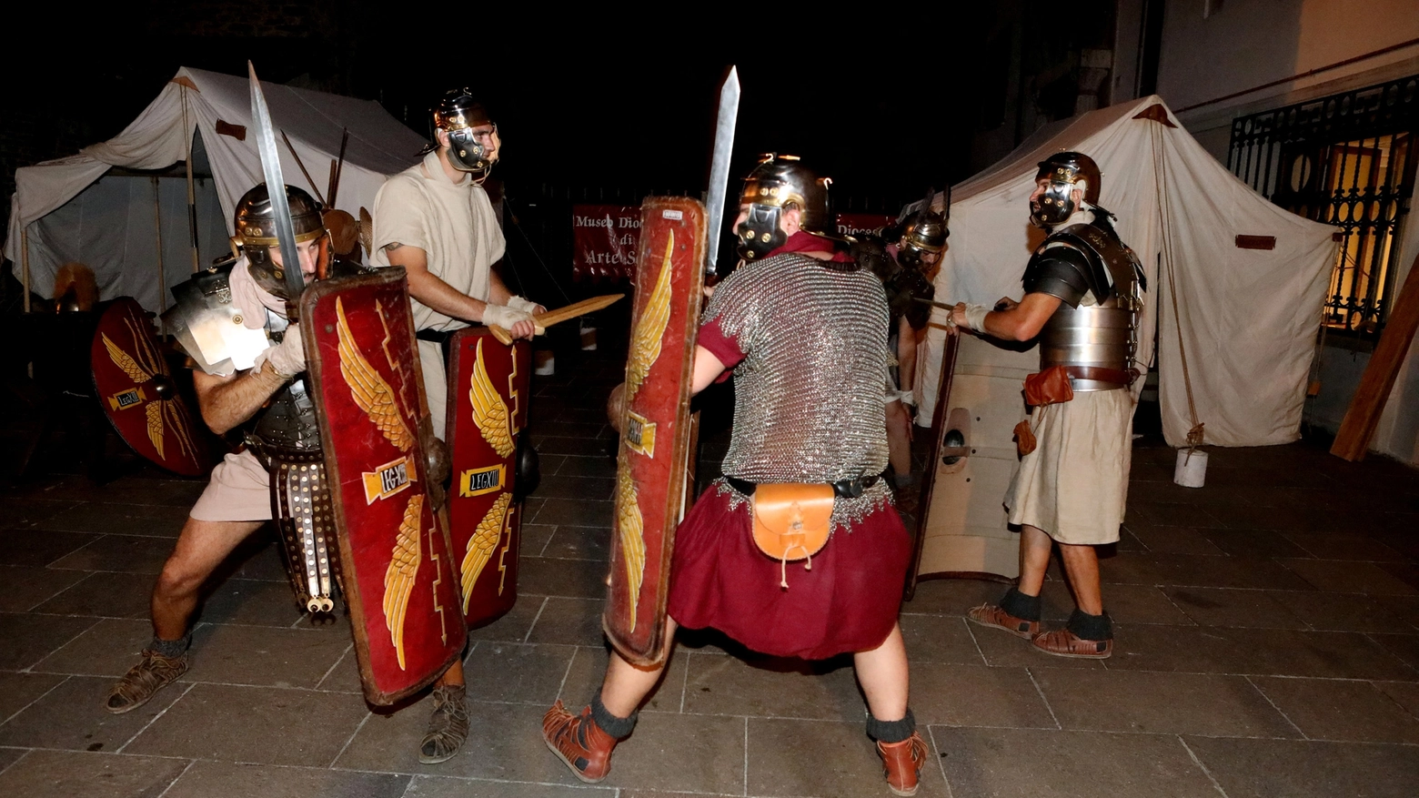 Soldati romani (foto Ravaglia)