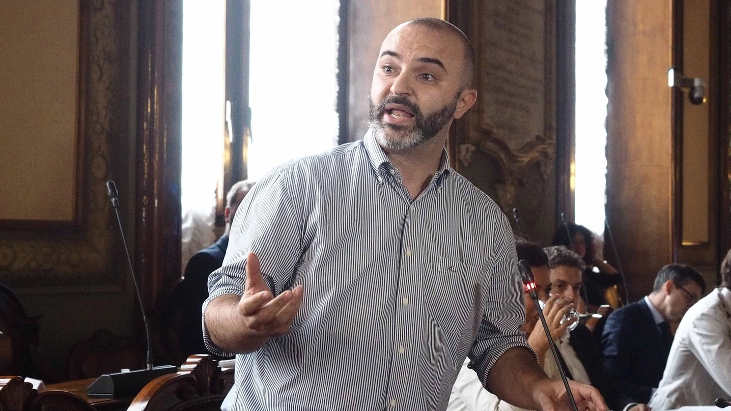 Massimo Bugani, capogruppo del Movimento 5 Stelle in Comune (Serra)