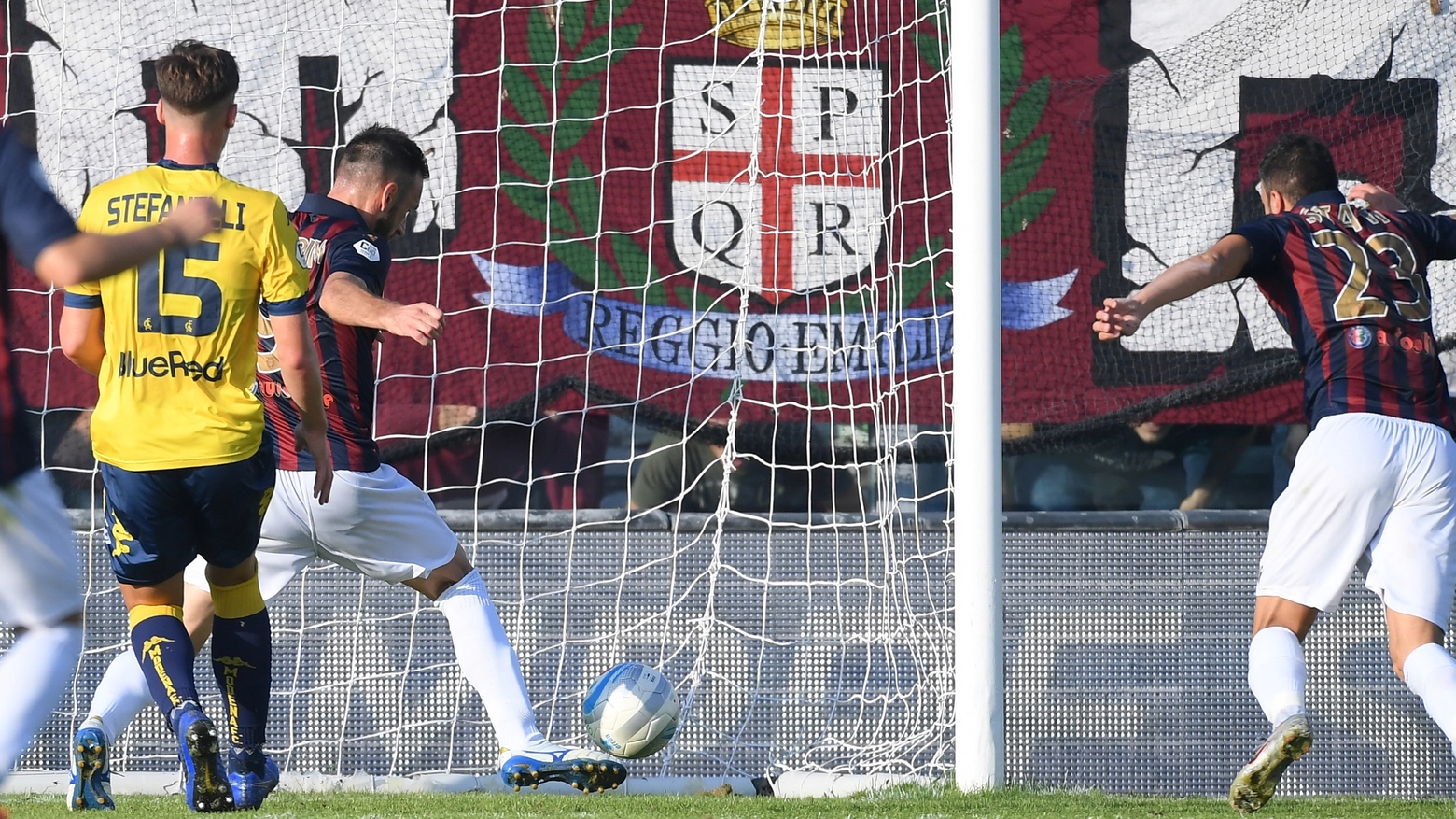 Il gol di Scappini (foto Fiocchi)