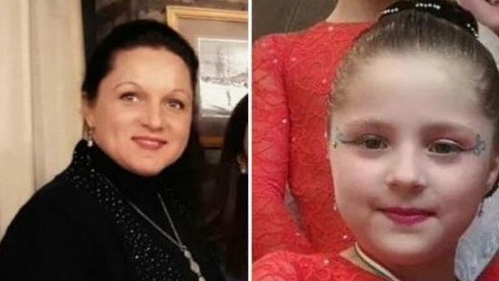 La piccola Emily Formisano, di 8 anni, e la madre Renata Dyakowska, 38 anni