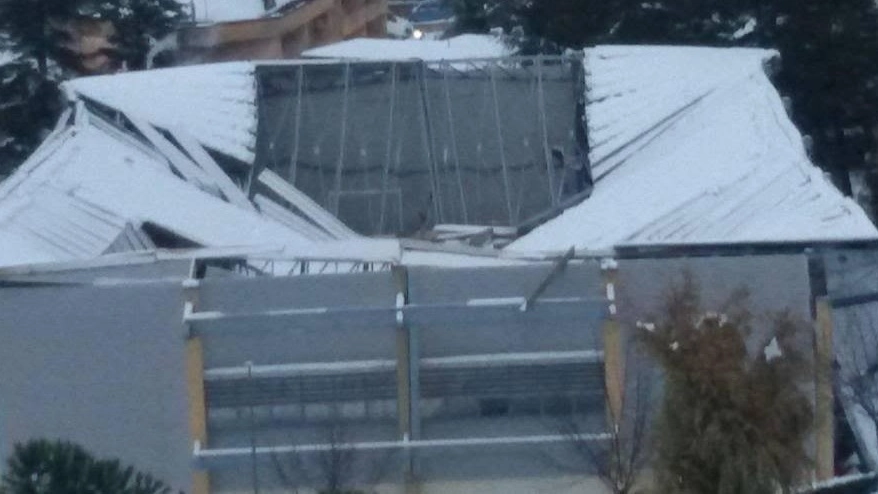 Il crollo del tetto