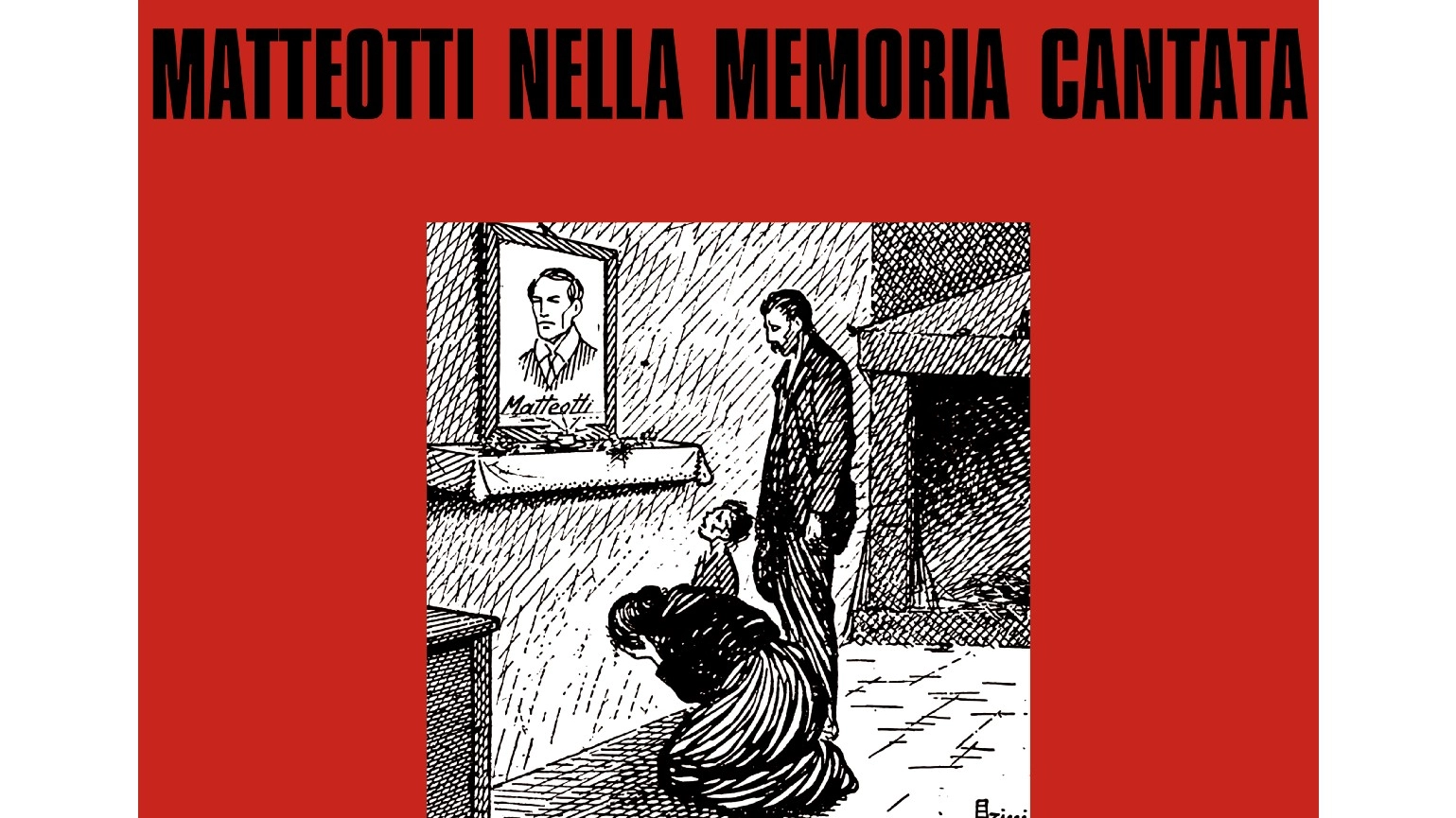 La copertina del libro "Matteotti nella memoria cantata"