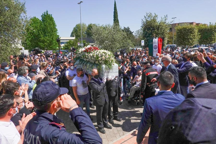 I funerali di Luana D'Orazio (FotoCastellani)