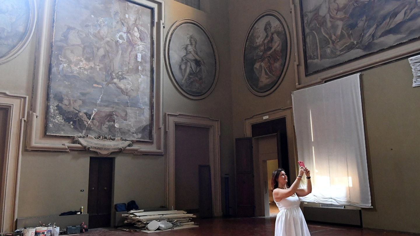 Uno degli ambienti di Palazzo Pallavicini in via San Felice, nuova ‘casa’ di SetUp dall’1 al 5 febbraio