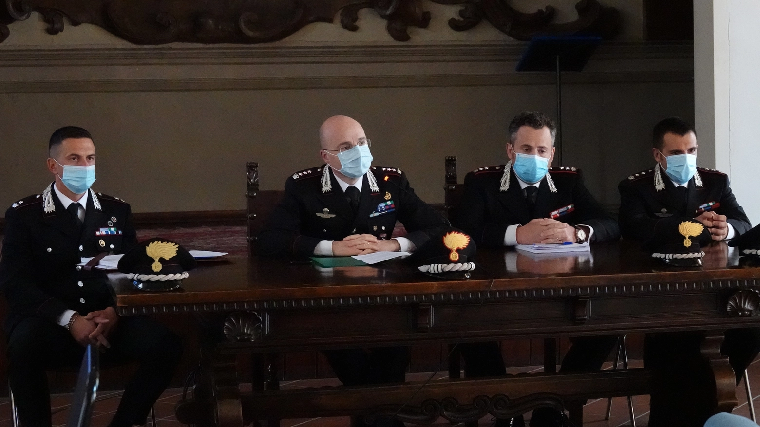 Traffico internazionale di droga, la conferenza stampa dei carabinieri del 16 giugno