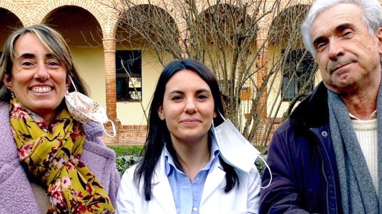Da sinistra Gaia Colombo, Sabrina Banella e Fabrizio Bortolotti