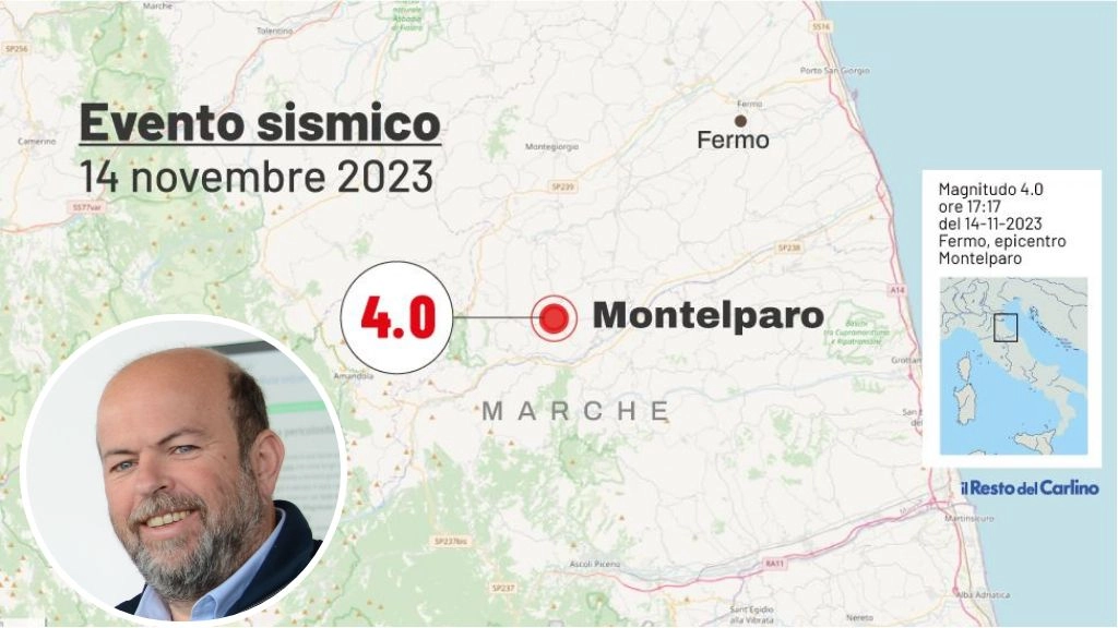 Magnitudo 4.0 a Montelparo: nessun danno registrato ma in tanti sono scesi in strada. Carlo Meletti: “Meccanismo compressivo tra Appennino e Adriatico”