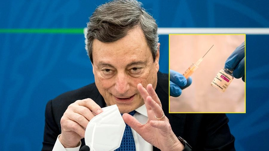 Vaccino AstraZeneca in Italia, Draghi detta la linea