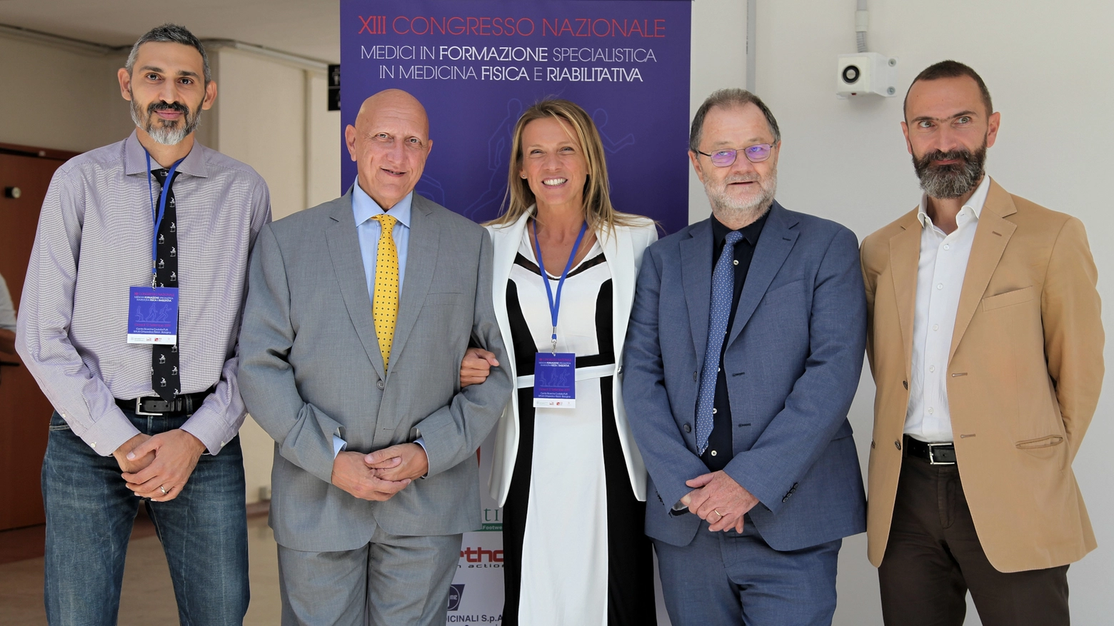 Nella foto Lisa Berti con Pietro Fiore, Ferdinando Giannone, Mario Cavalli e Marco Storchi