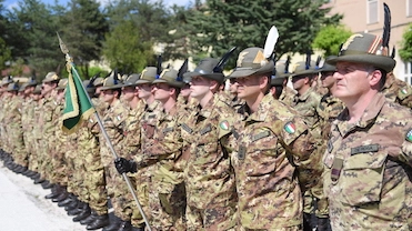 Il nuovo battaglione di Alpini, sono 300 uomini