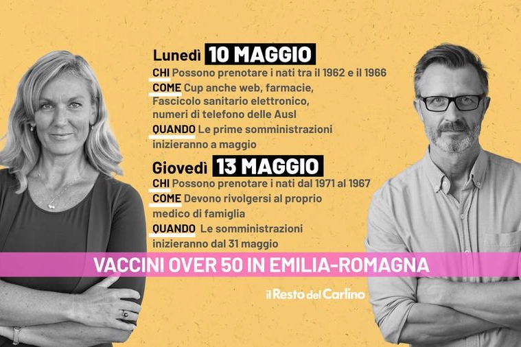 Vaccini agli over 50 in Emilia Romagna: come prenotare