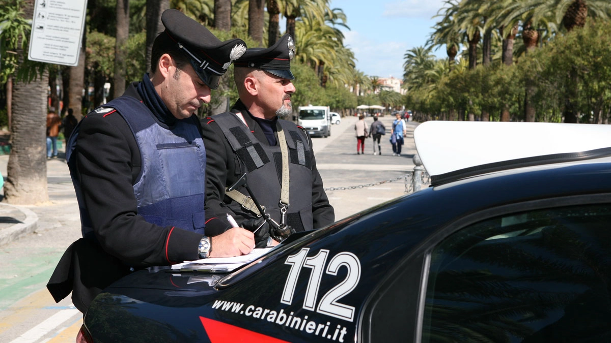 I carabinieri hanno disposto la custodia cautelare in carcere per due uomini che aggredirono il proprietario di un cane per vendetta (foto generica)