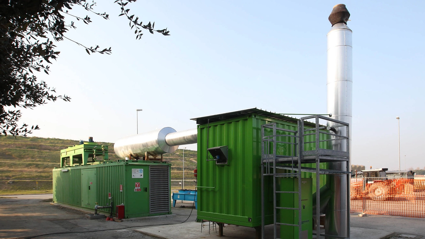Un impianto biogas di Hera