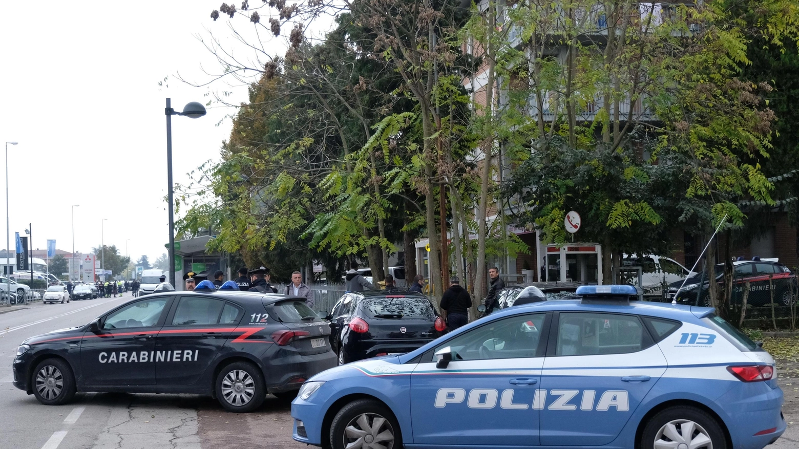 Rapina a Reggio Emilia, sul posto la Polizia (foto d'archivio Ansa)