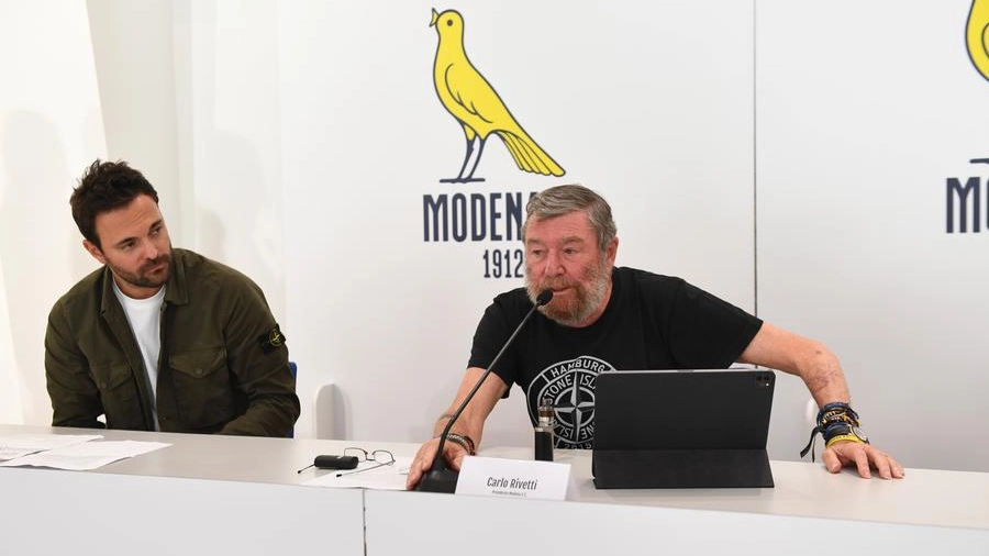 Conferenza stampa per il nuovo logo del Modena calcio