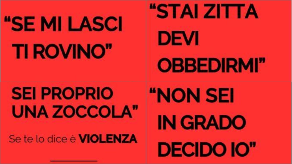 Frasi come schiaffi: la campagna della regione Emilia Romagna per contrastare la violenza contro le donne