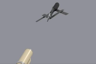 Il lancio di un drone Switchblade 600