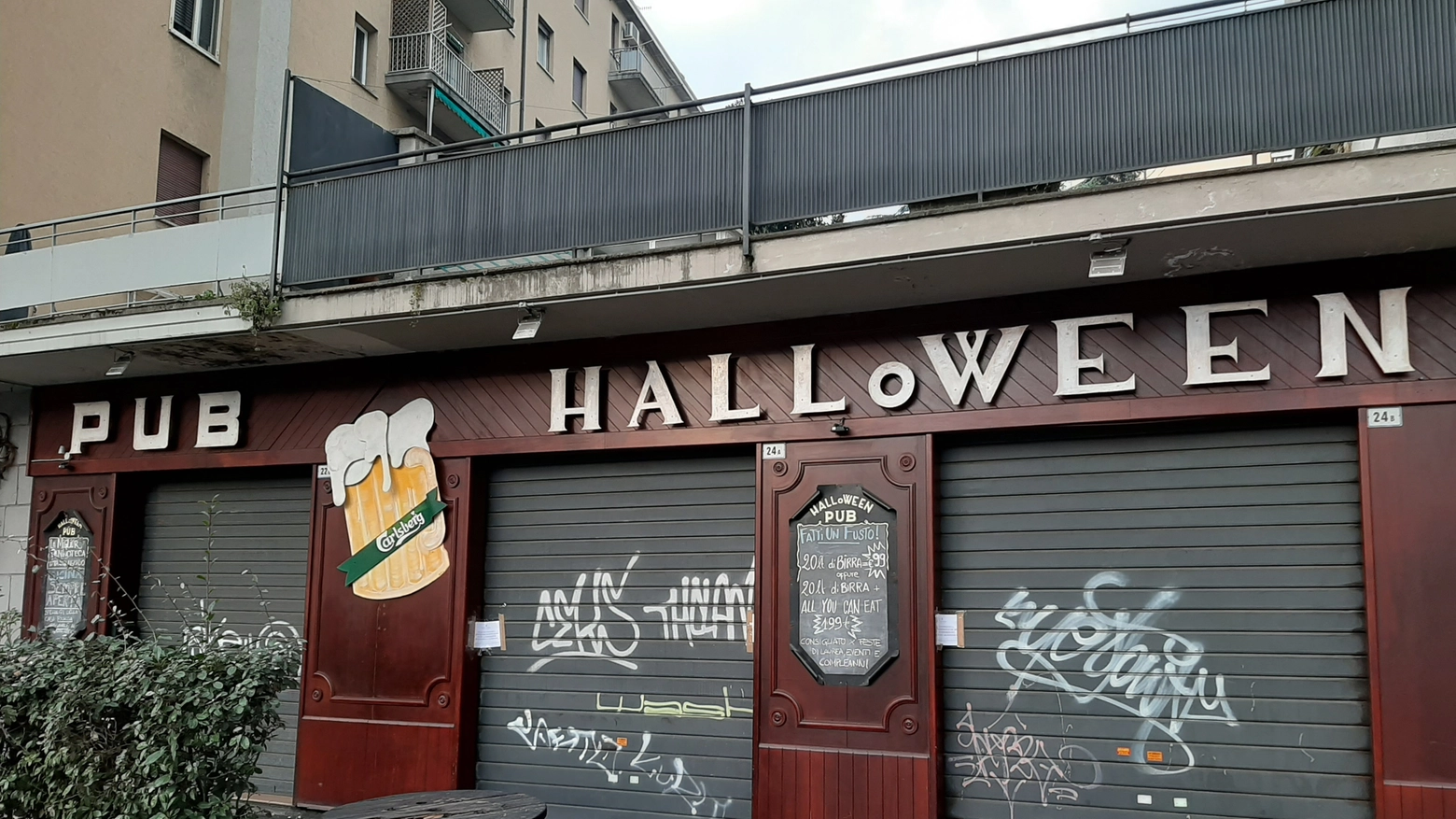 Halloween pub di Bologna (Dire)