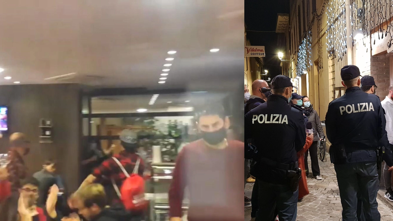 Pesaro, cena per 90 al ristorante in barba al dpcm. Arriva la polizia