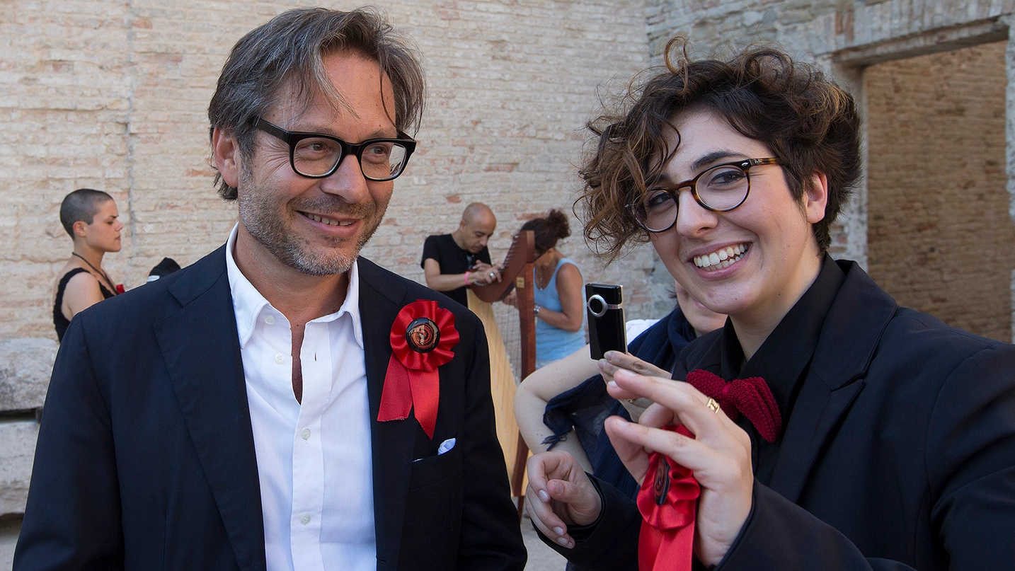 Massimo Recalcati assieme a Lucrezia Ercoli (Fotoprint)