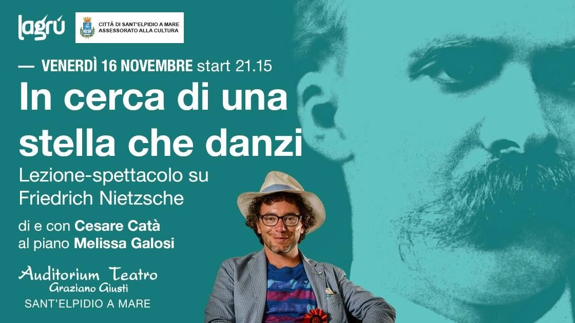 Sant'Elpidio, lezione-spettacolo su Nietzsche all'auditorium "Giusti"