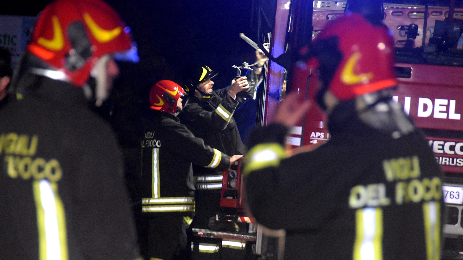 Incendio a Reggio Emilia, un intossicato (foto d'archivio Cristini)