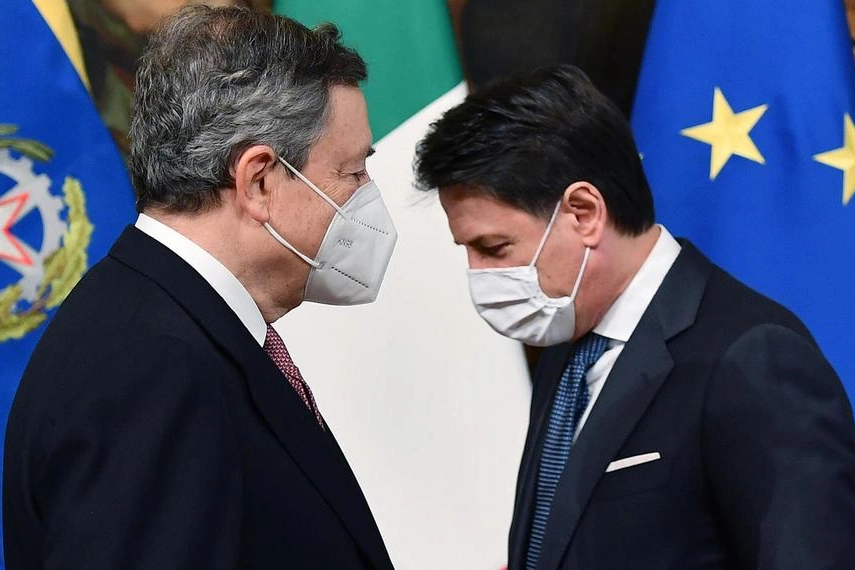Mario Draghi e Giuseppe Conte
