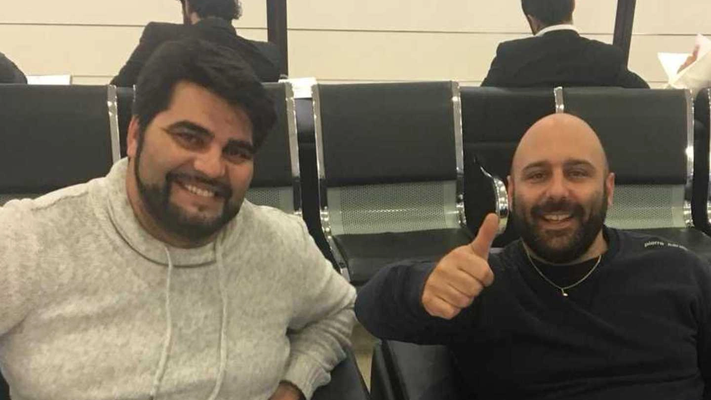 Ricardo Pinela e Andrea Urciuoli, bloccati in Kuwait