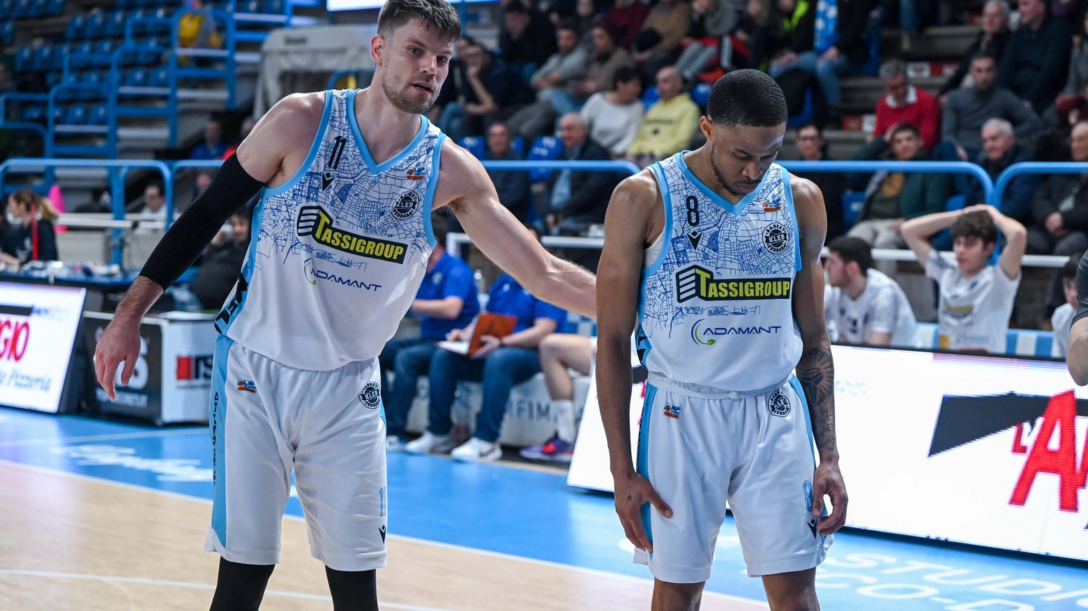 FERRARA-CIVIDALE CAMPIONATO SERIE A2 BASKET 2022-2023 ANDREW SMITH CONSOLA ANDY CLEAVES