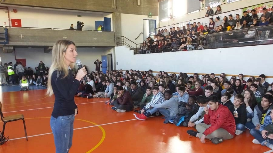 Giorgia Benusiglio parla agli studenti