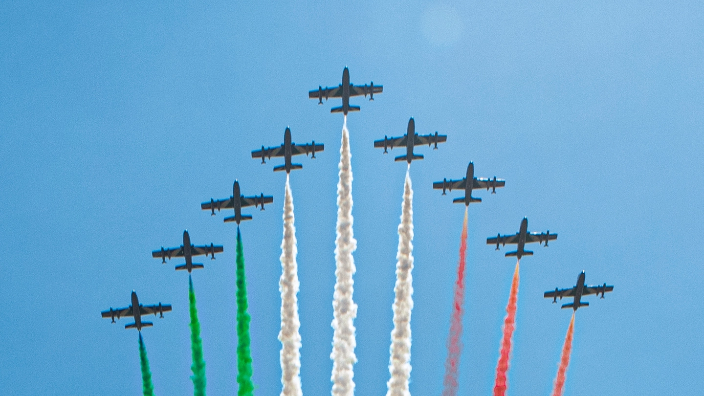 Frecce Tricolori, sorvolo a Bologna il 29 maggio alle 15 (ImagoE)