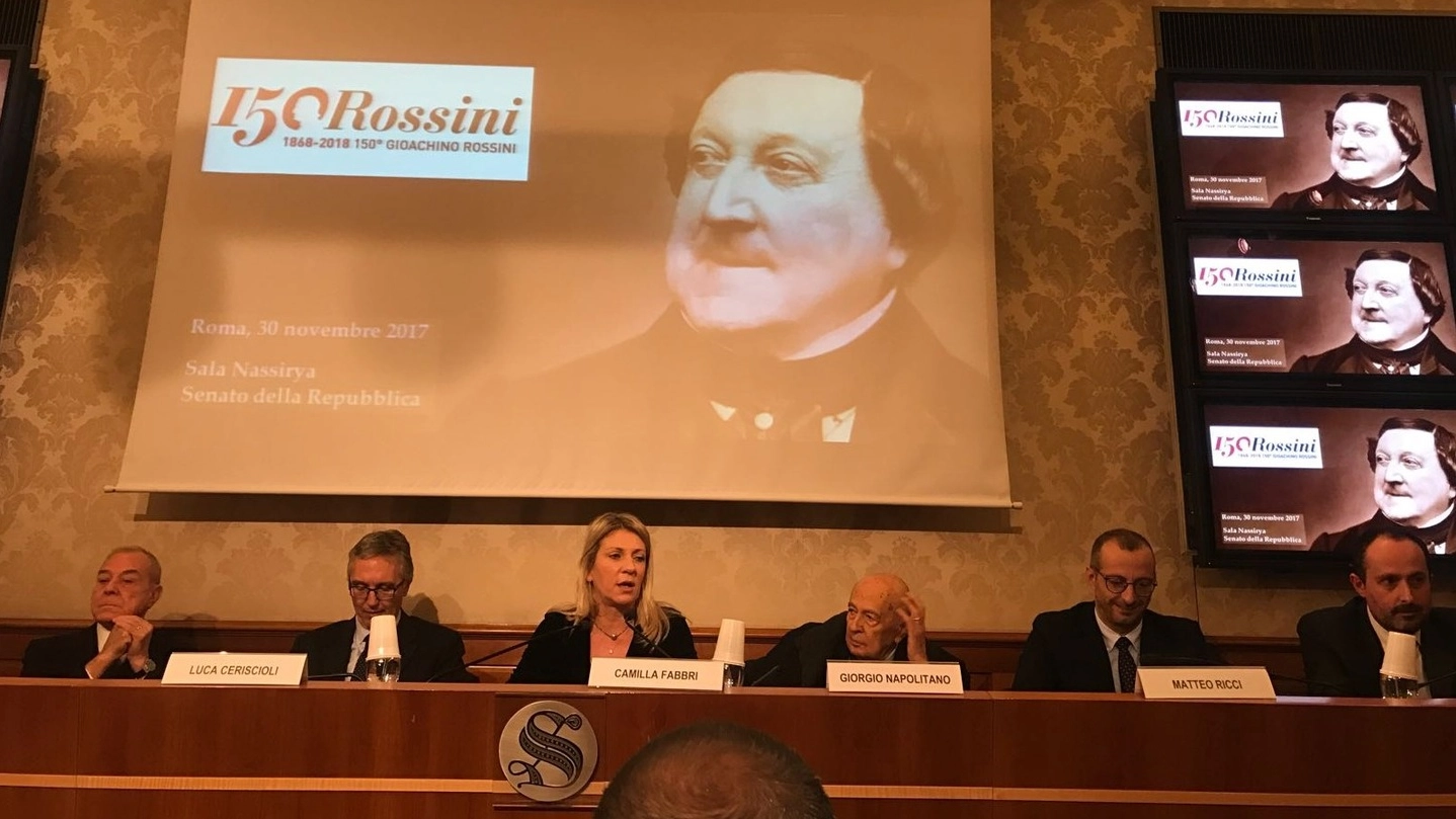 La riunione del Comitato promotore a Roma per le celebrazioni del 150° di Rossini (Foto Dire) 