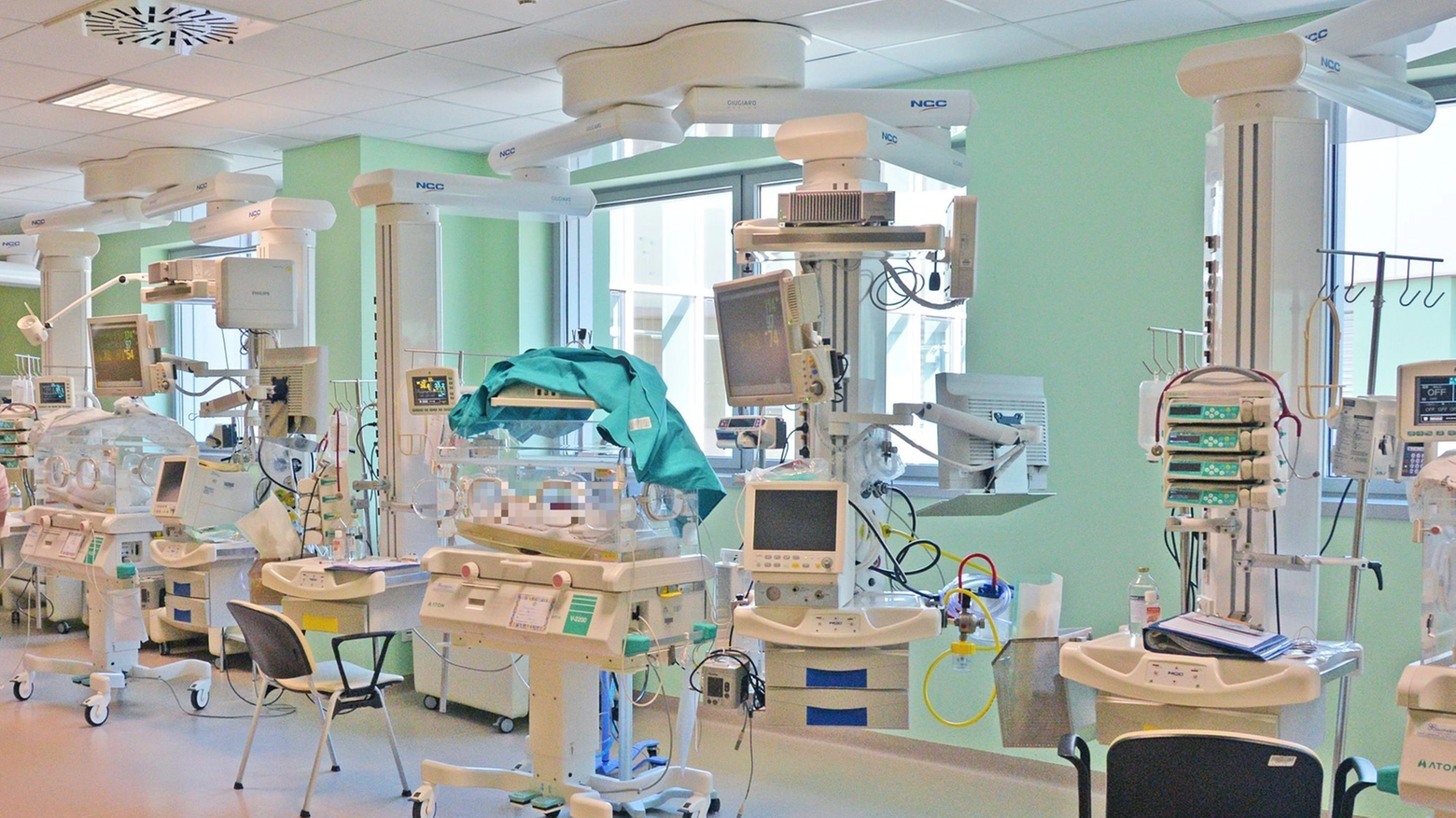Un reparto di terapia intensiva neonatale (immagine d'archivio)