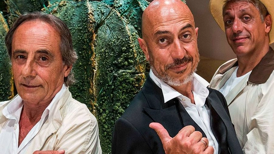 Gaspare, Roberto Ciufoli e Max Pisu in 'Sabbie Mobili'