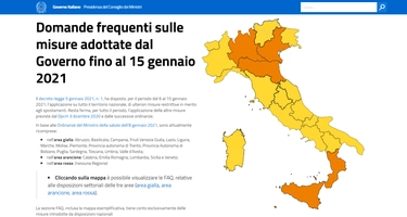 Zone Italia da oggi: regioni gialle e arancioni. Cartina, regole, autocertificazione