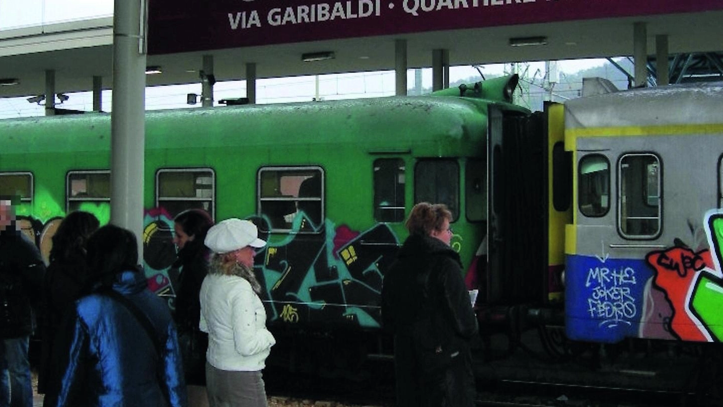 La stazione ferroviaria Garibaldi, al quartiere Meridiana  di Casalecchio (Foto Mignardi)