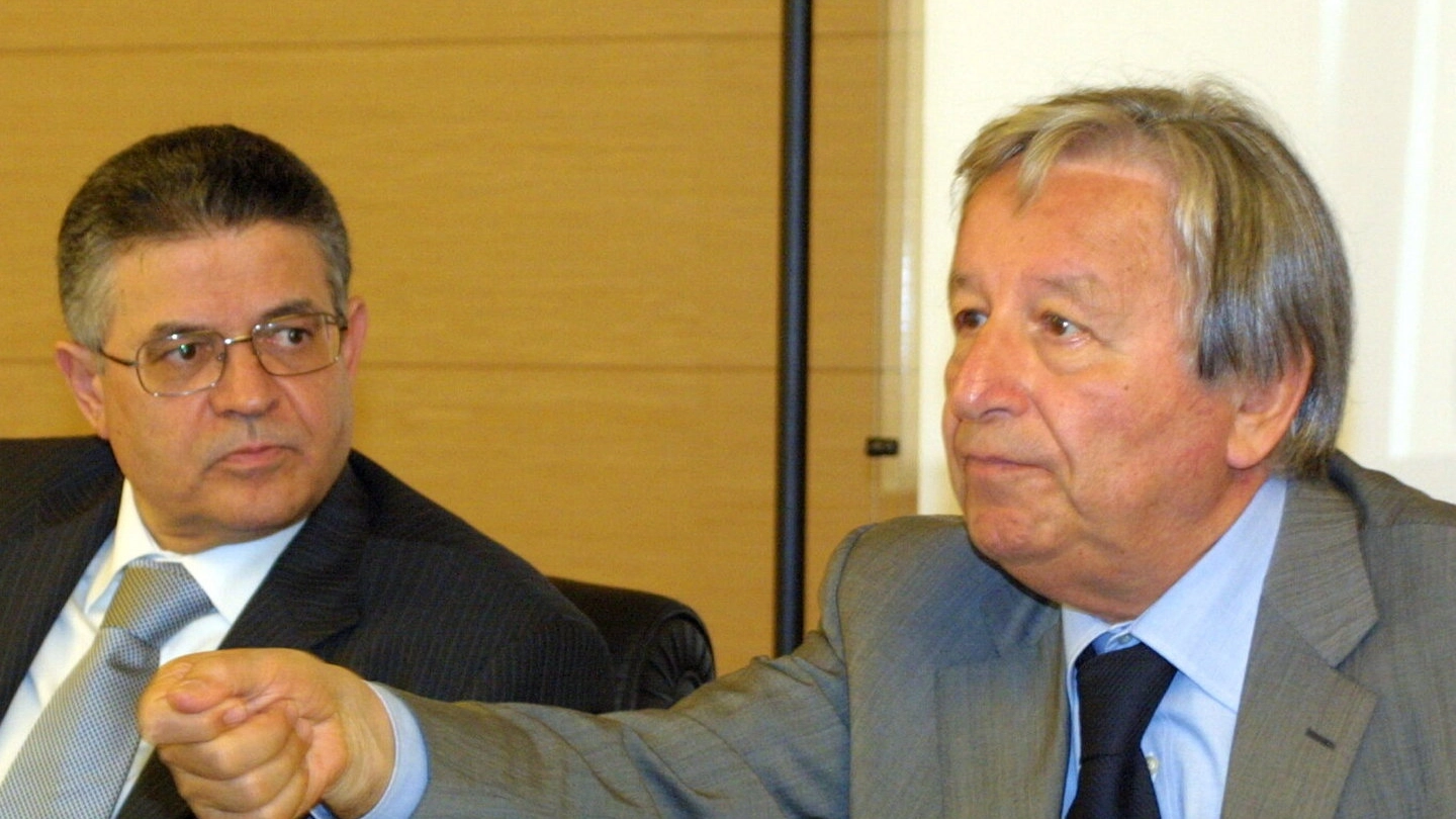 A sinistra Germano Lucchi e Adriano Gentili, rispettivamenteex presidenteed ex direttore generale 