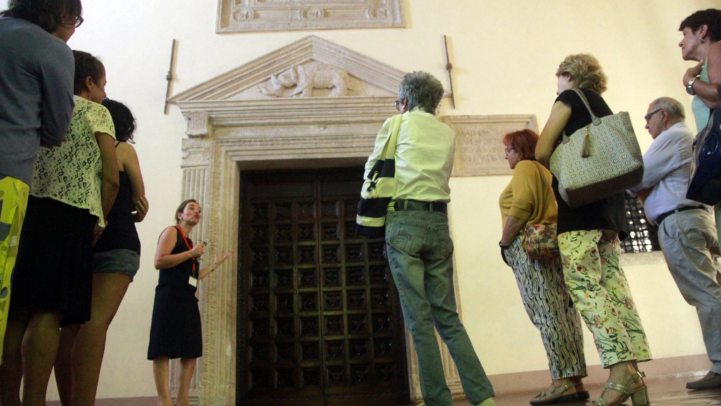Visita guidata alla biblioteca Malatestiana (foto archivio Ravaglia)