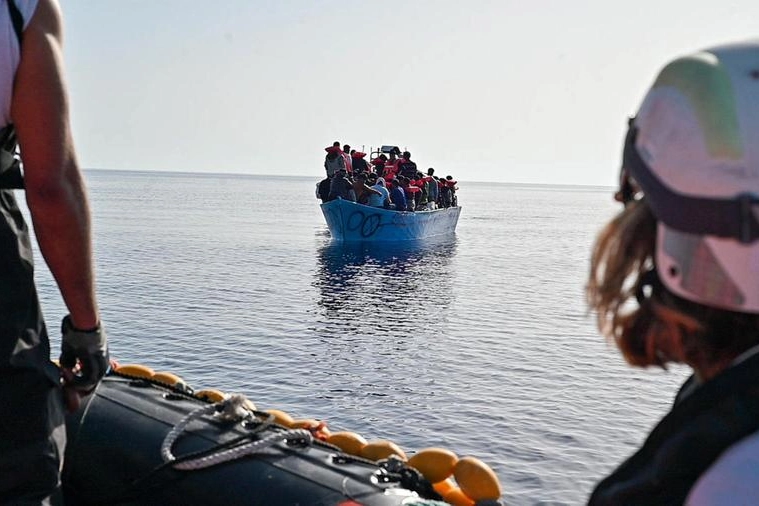 Migranti nel Mediterraneo (Ansa)