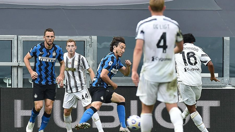 Un momento dell'ultimo Juventus-Inter