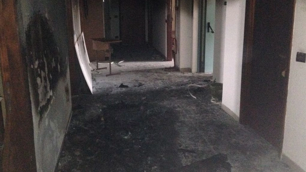 Mondolfo (Pesaro e Urbino), incendio all’hotel Principi