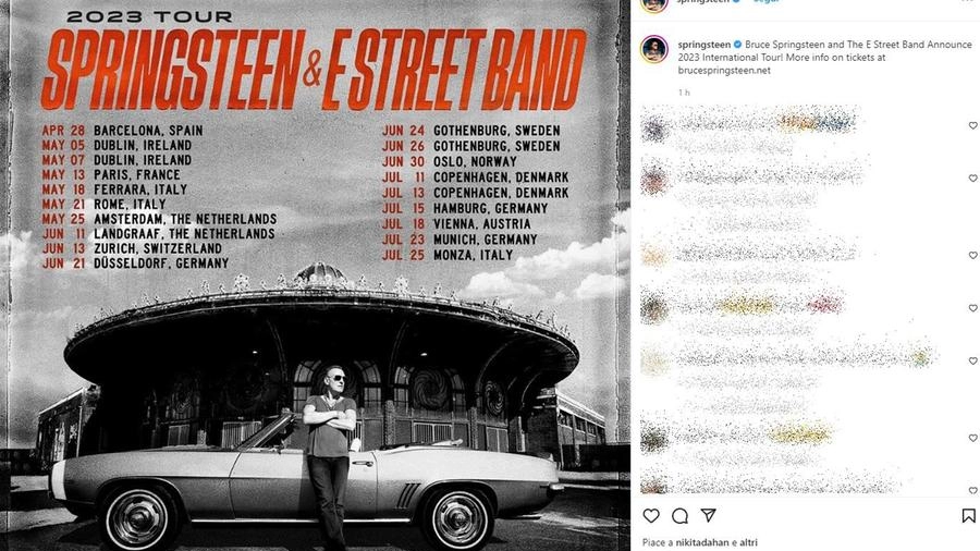 Bruce Springsteen e The E Street Band: ecco le date 2023