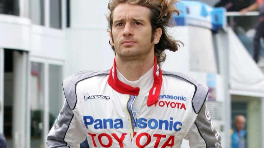 Un’immagine di Jarno Trulli nel 2005, in Formula 3 correrà il figlio Enzo