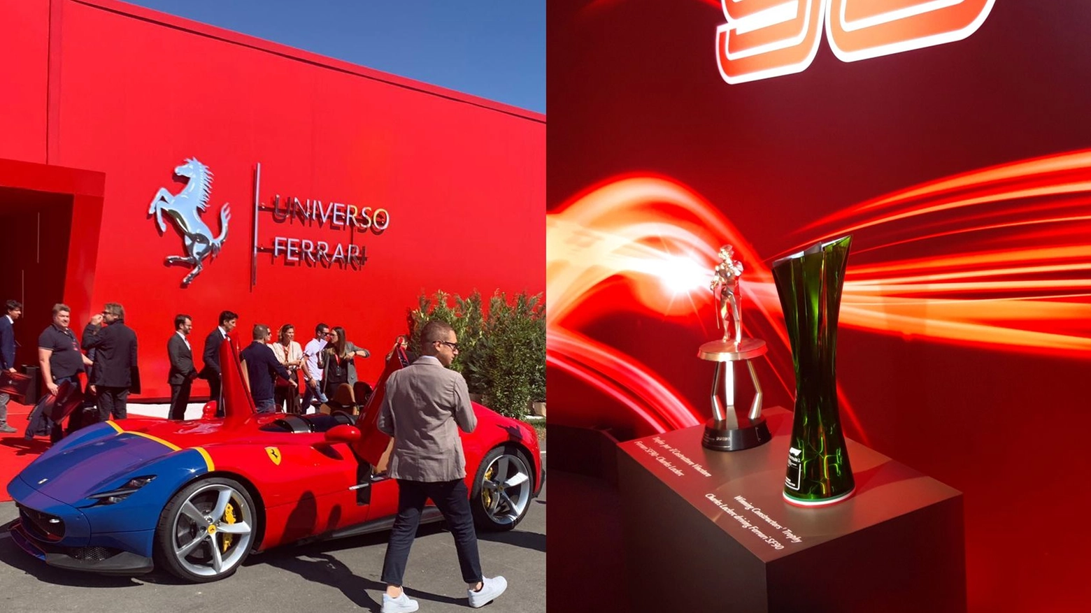 Universo Ferrari, esposti i trofei di Monza