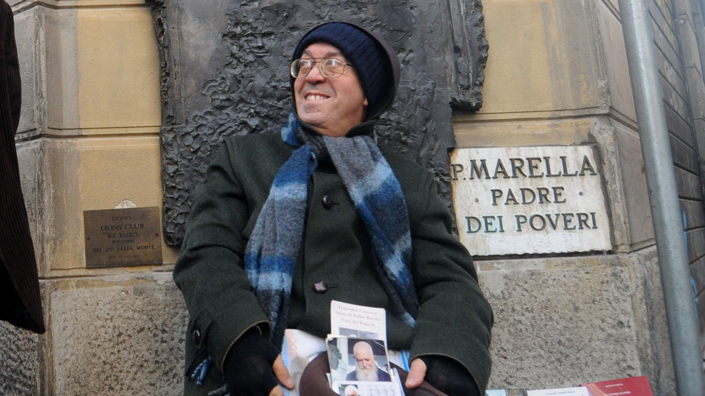 Padre Gabriele Digani nell'angolo di Padre Marella